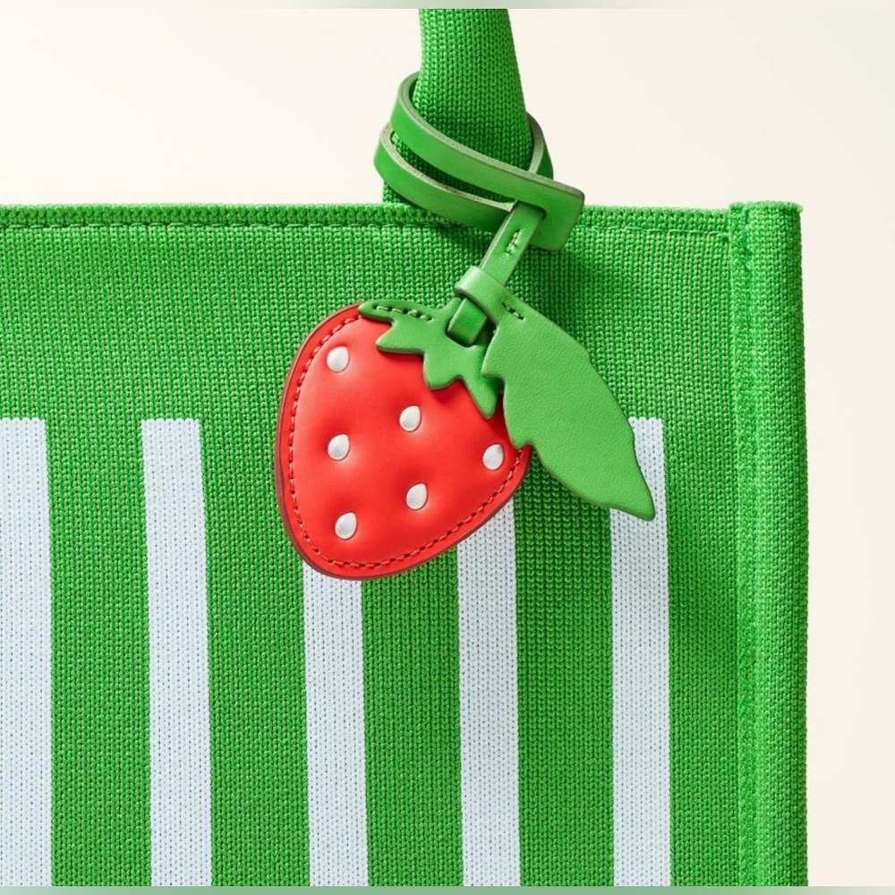 Kate spade new york x Target limited edition Strawberry Bag Charm Keychain - Picture 3 of 3